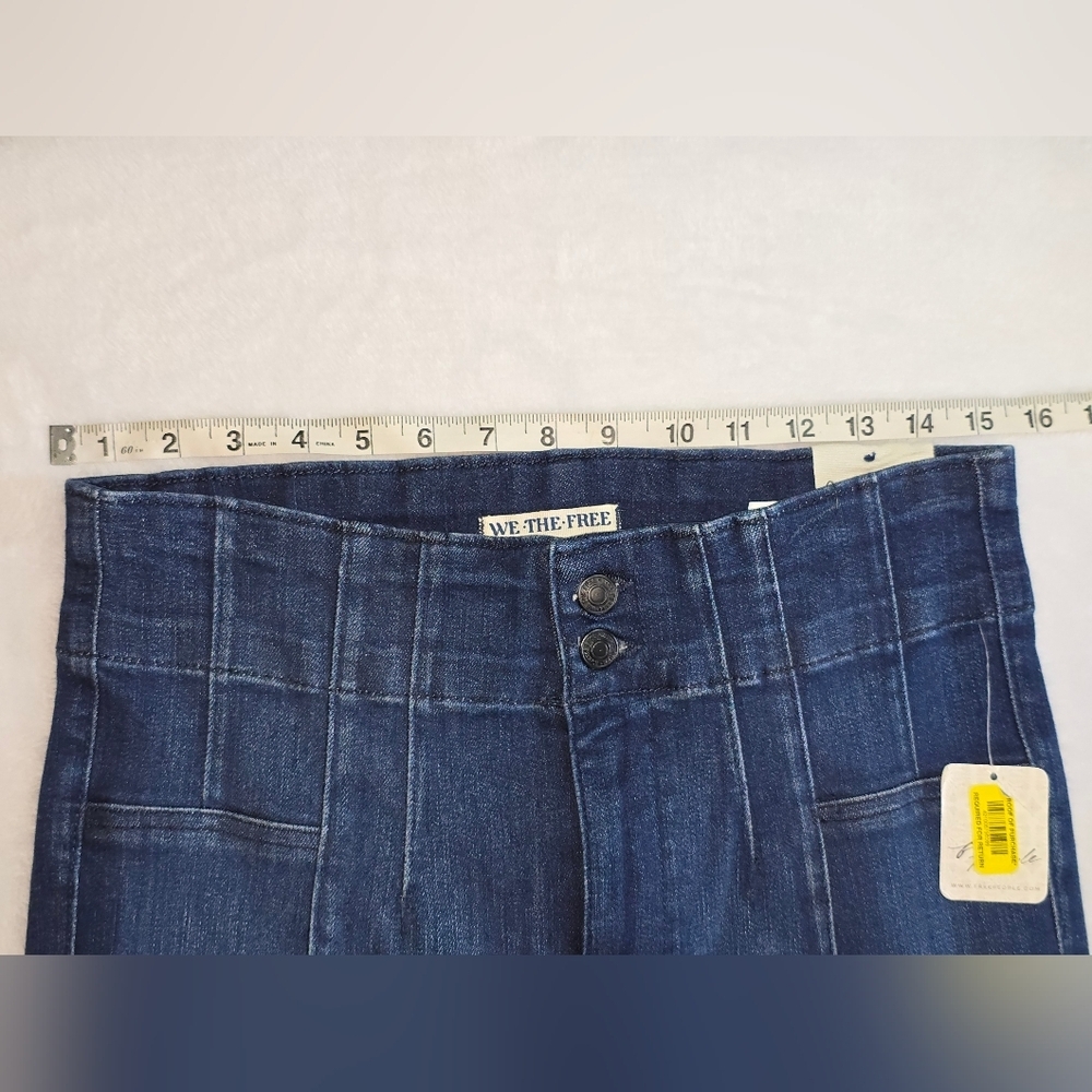 We The Free By Free People Retro Inspired Tailored Jeans Womens Size 31 - Picture 6 of 8